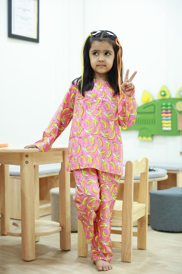 Bananas Print Loungewear Set - Little Ivory Store