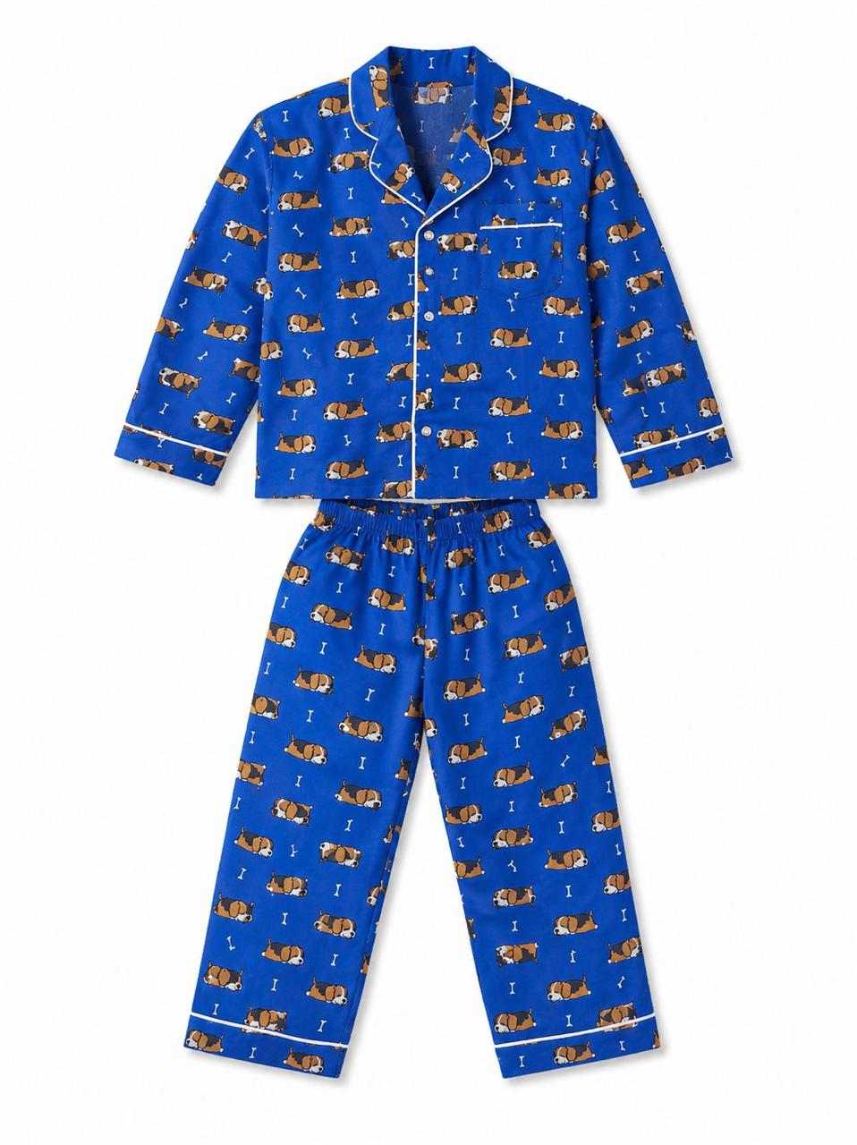 Beagle Print Night Suit - Little Ivory Store