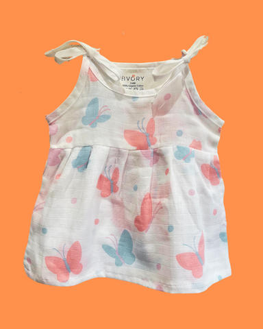 Muslin Essentials - Tie up Frock style Zablas