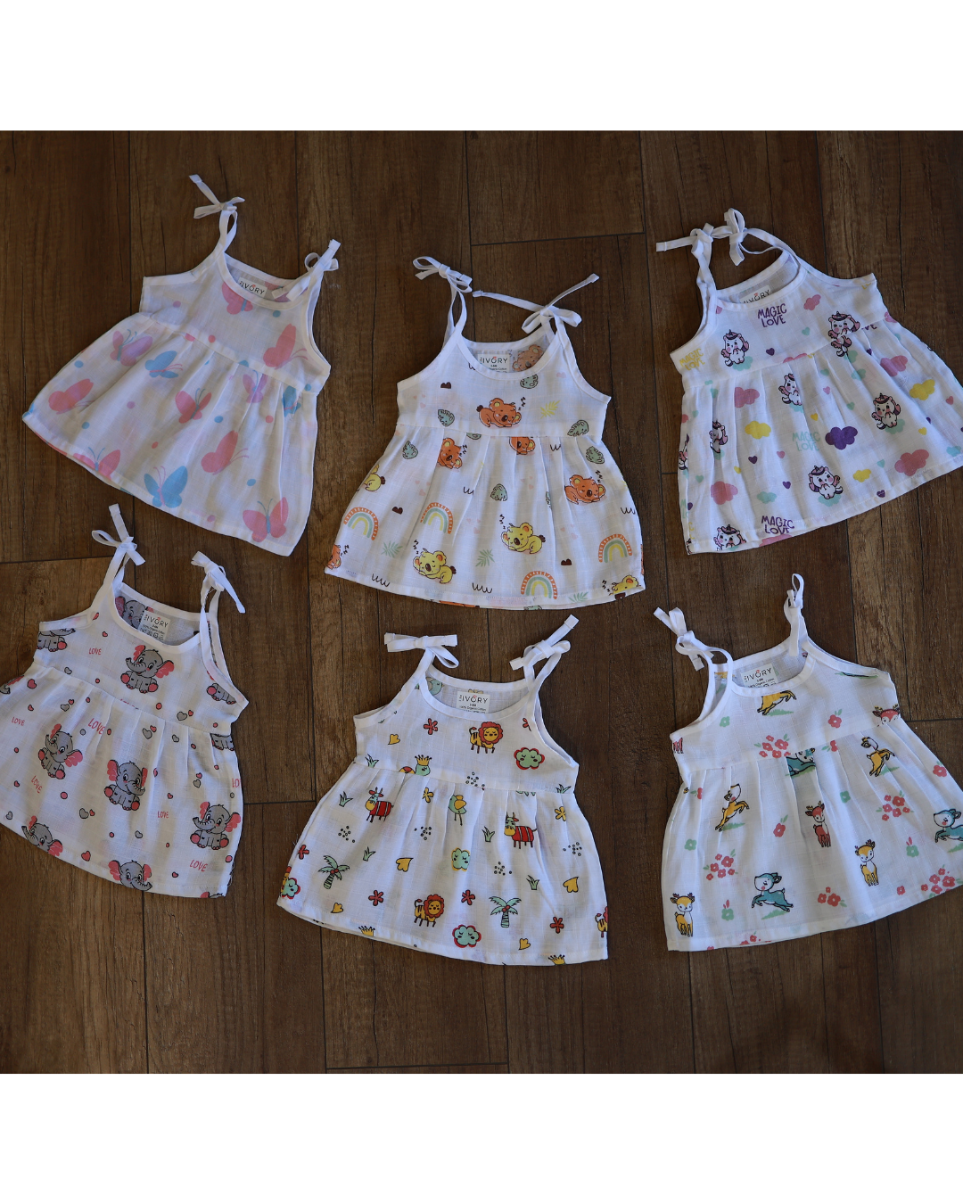 Muslin Essentials - Tie up Frock style Zablas