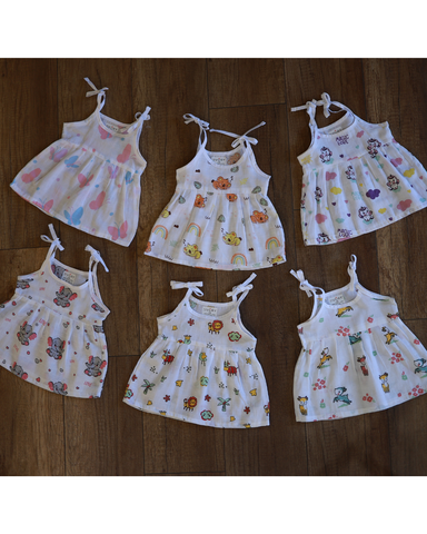 Muslin Essentials - Tie up Frock style Zablas